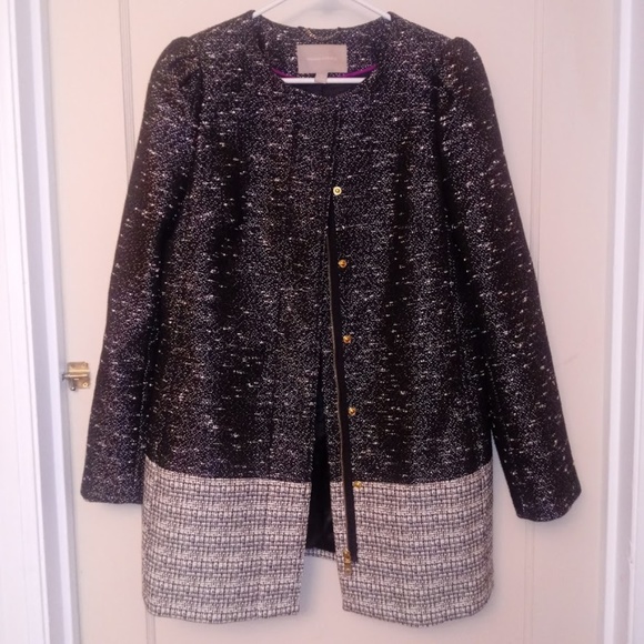 Banana Republic Jackets & Blazers - Banana Republic M Black White Colorblock Jacket